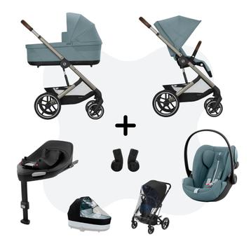 Cybex Balios S Lux 2026 Travelsystem 4in1 All Weather Stormy Blue Cloud G