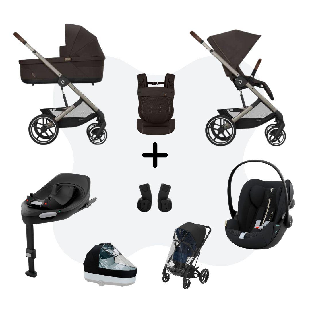 Cybex Balios S Lux 2026 Travelsystem 4in1 All Weather incl. Amya Chocolate Brown Cloud G
