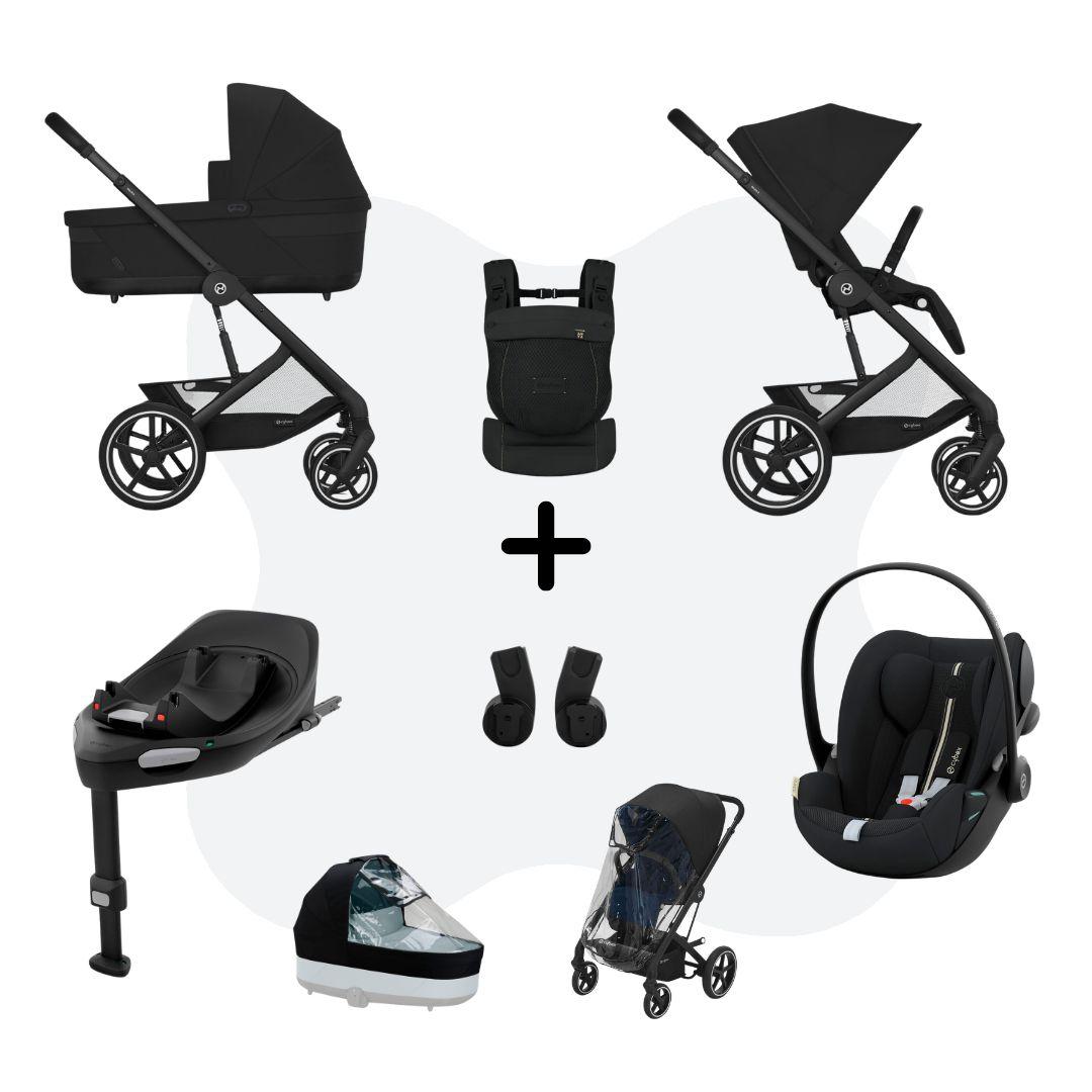 Cybex Balios S Lux 2026 Travelsystem 4in1 All Weather incl. Amya Moon Black Cloud G