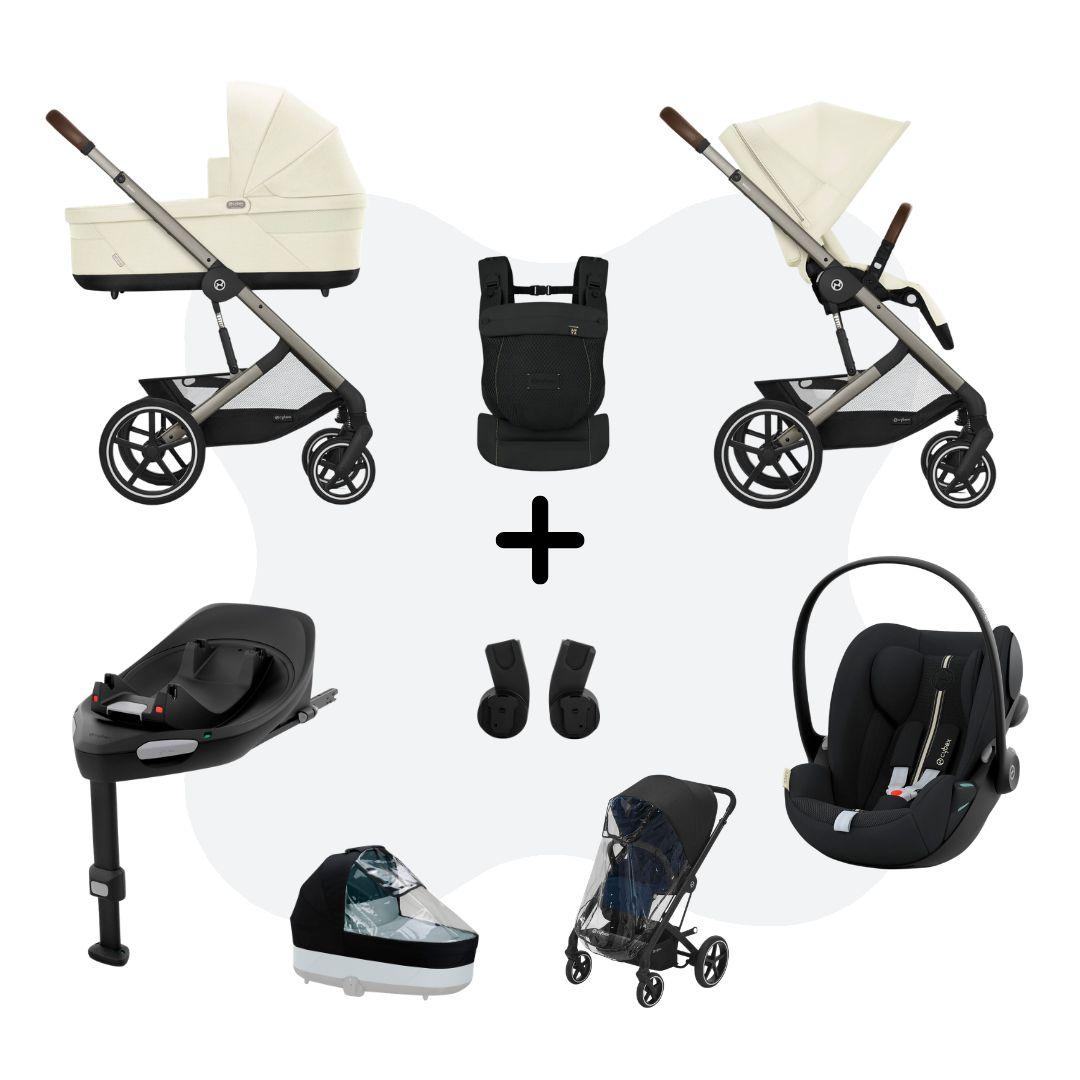 Cybex Balios S Lux 2026 Travelsystem 4in1 All Weather incl. Amya Seashell Beige Cloud G