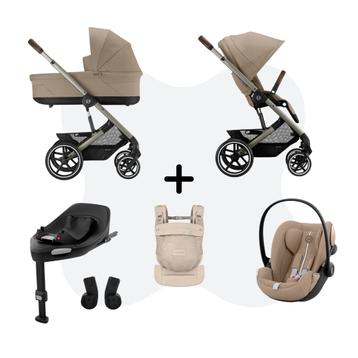 Balios S Lux 2026 Travelsystem 4in1 incl. Amya - Almond Beige Cloud G