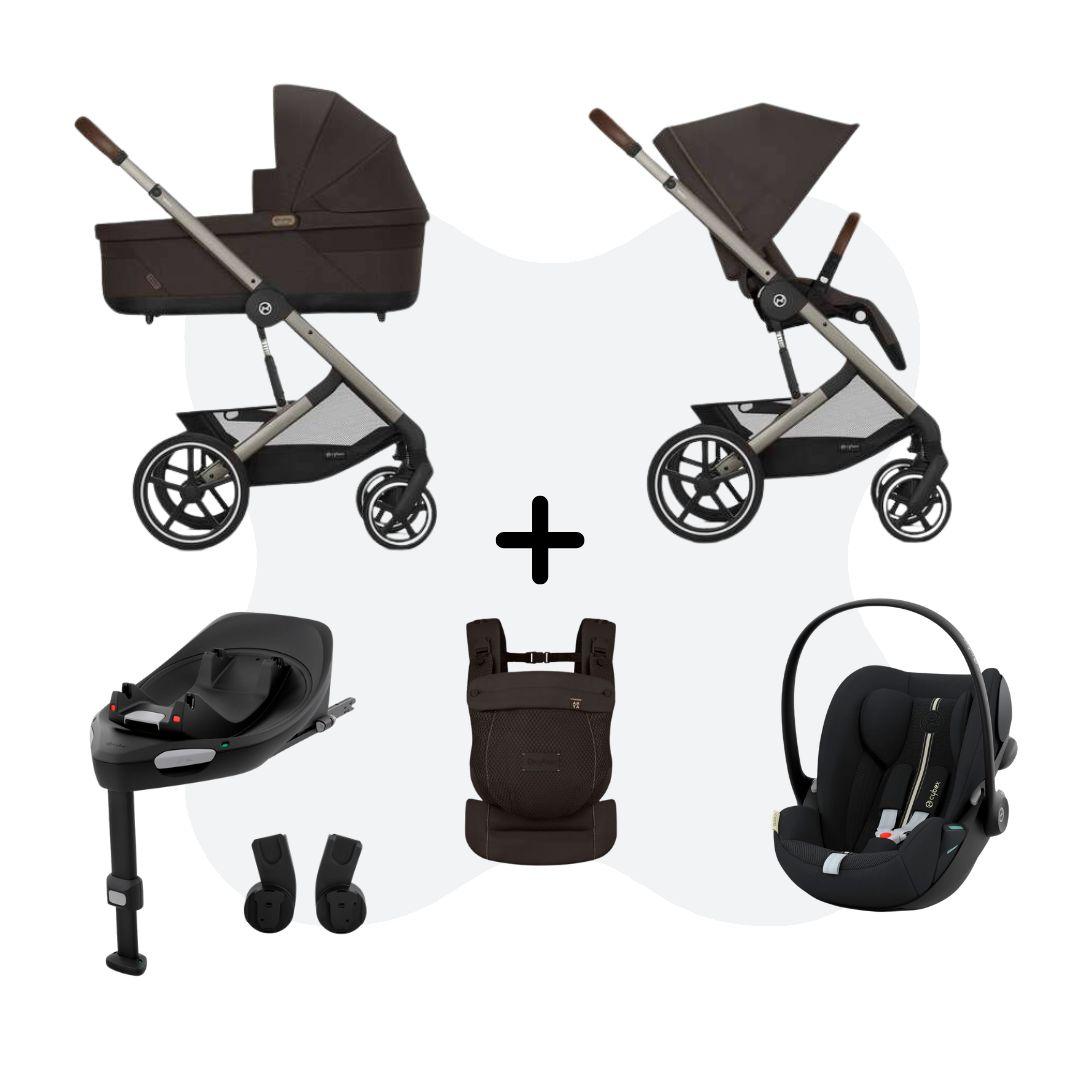 Balios S Lux 2026 Travelsystem 4in1 incl. Amya - Chocolate Brown Cloud G