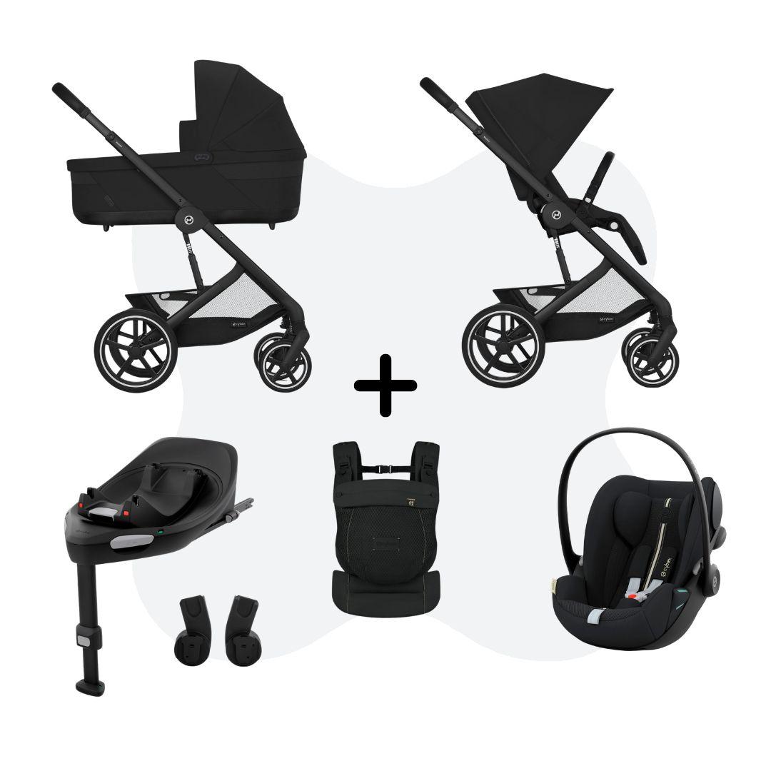 Balios S Lux 2026 Travelsystem 4in1 incl. Amya - Moon Black Cloud G