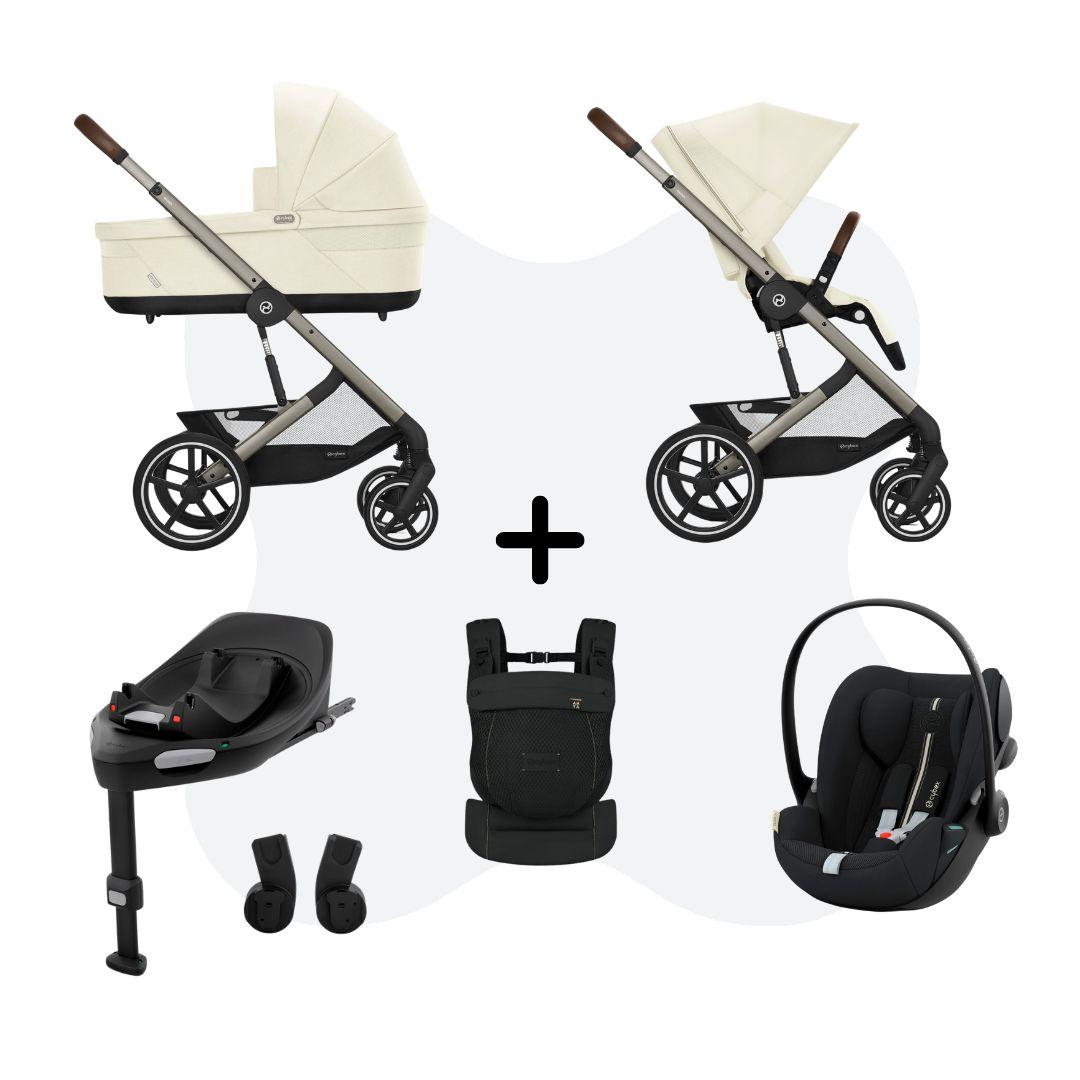 Balios S Lux 2026 Travelsystem 4in1 incl. Amya - Seashell Beige Cloud G