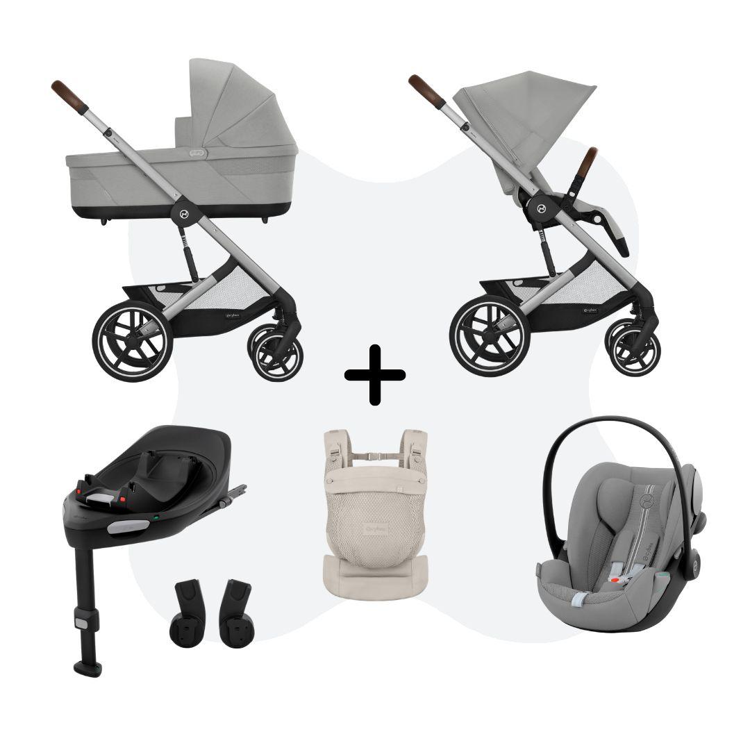 Balios S Lux 2026 Travelsystem 4in1 incl. Amya - Stone Grey Cloud G