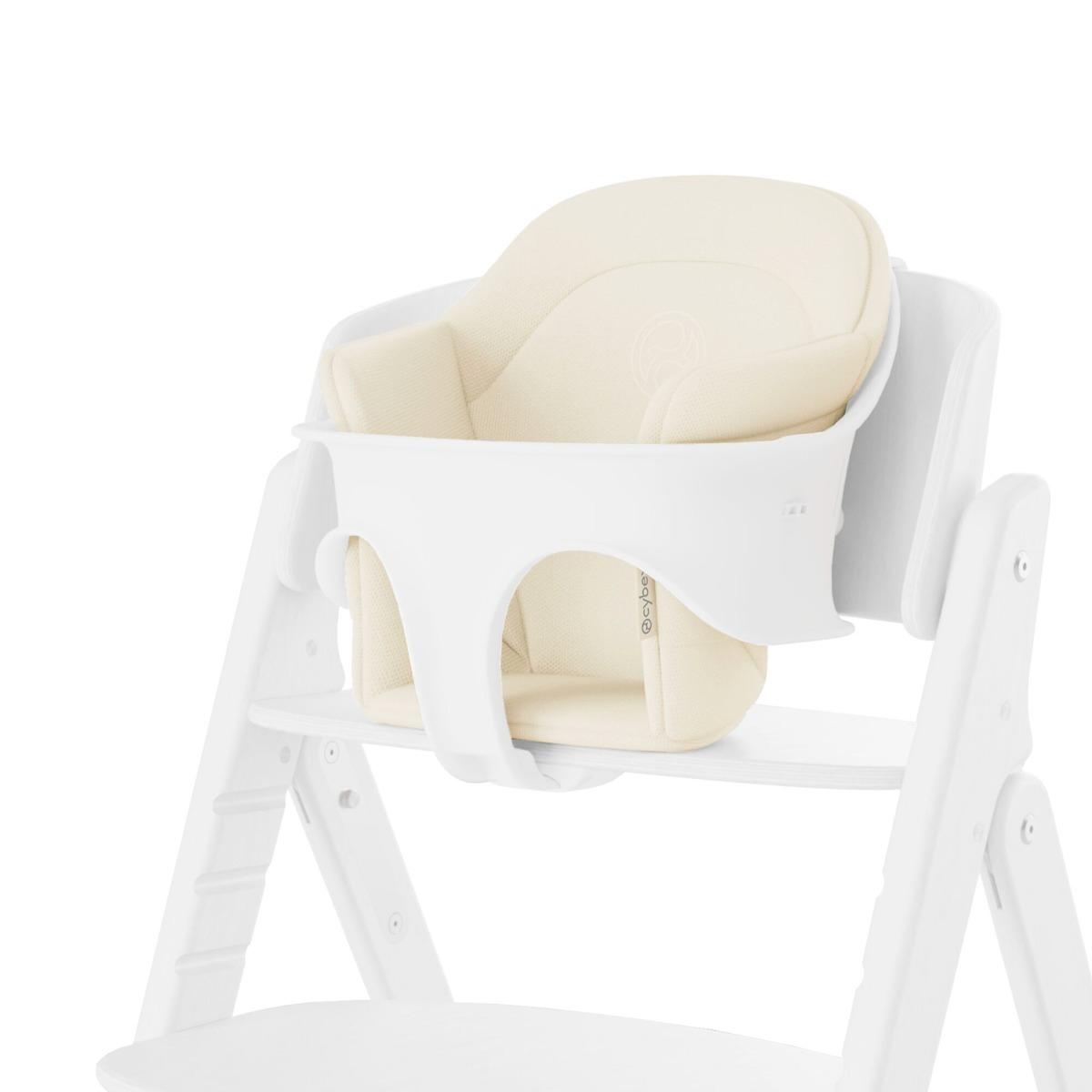 Cybex Click and Fold Comfort Inlay Canvas White
