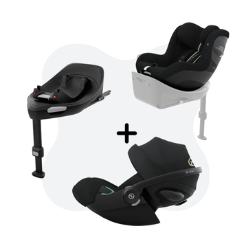 Cybex Cloud G + Sirona G + Cybex Base G Moon Black Plus Pakket