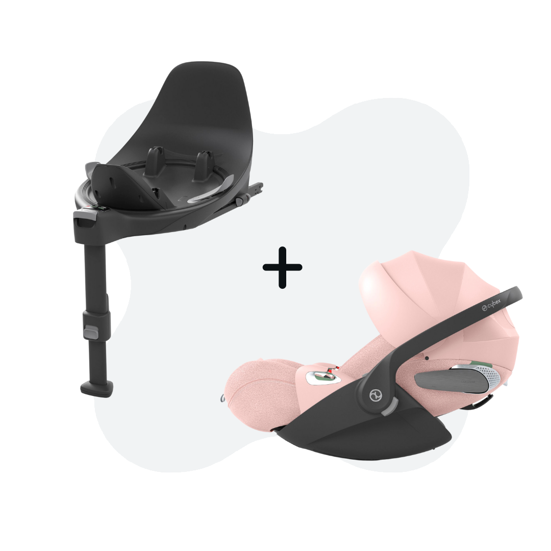 Cybex Cloud T Peach Pink (Plus) + Cybex T Base Pakket