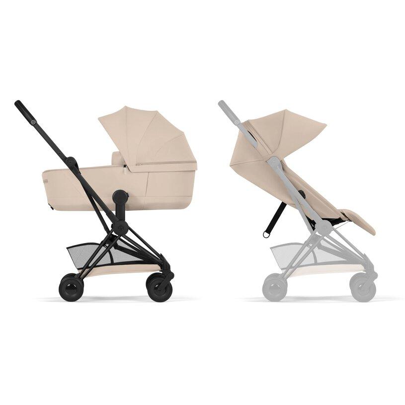 Cybex Coya Comfort Cozy Beige - Matt Black Complete