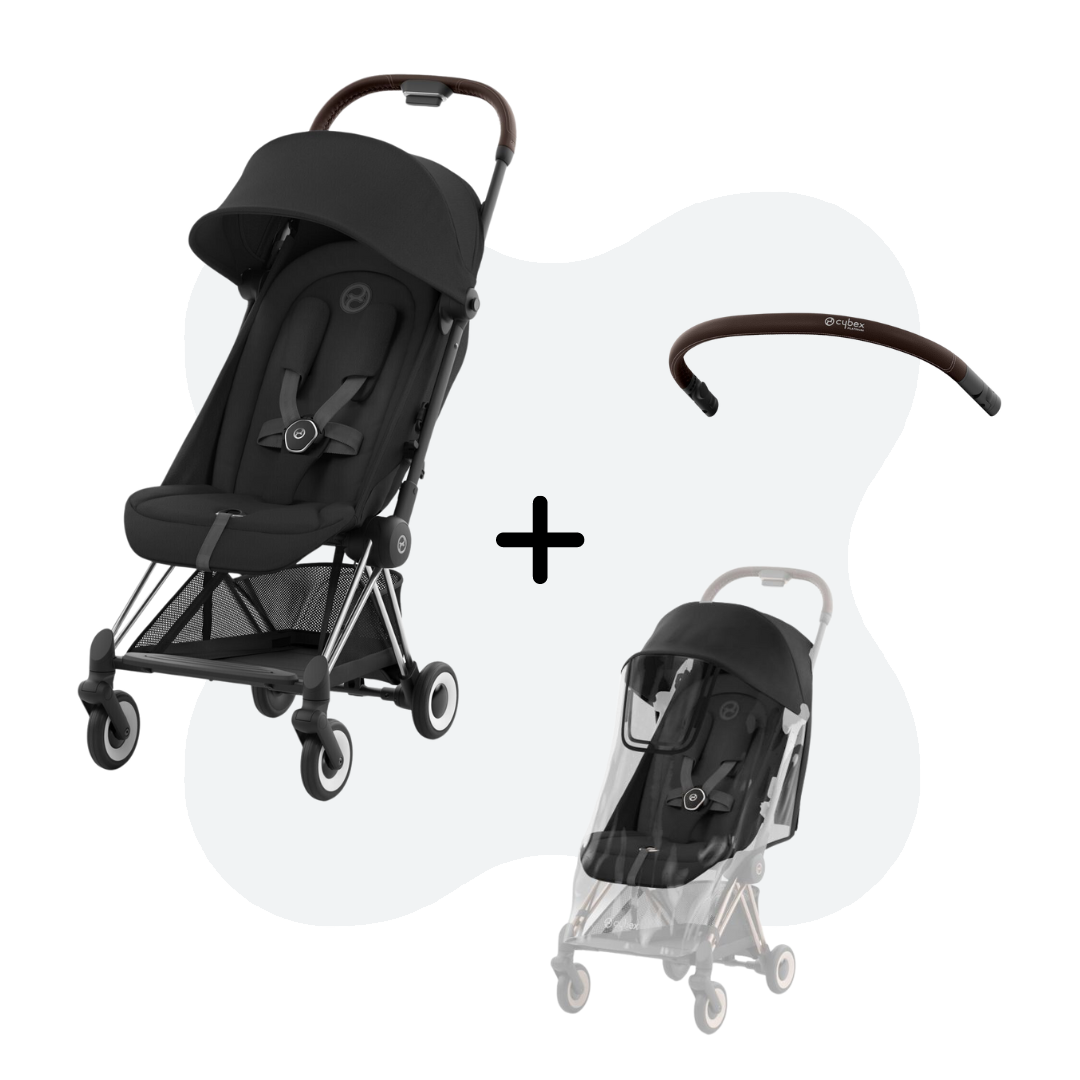 Cybex Coya Pakketdeal Chrome Dark Brown