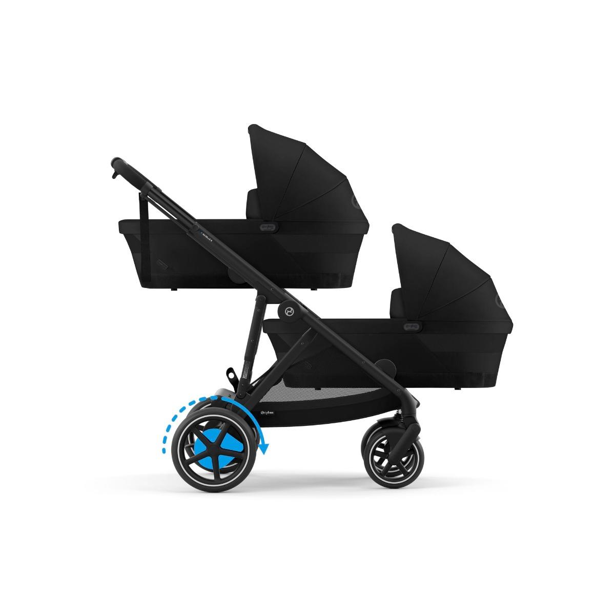 Cybex E-Gazelle S Twin Moon Black Compleet