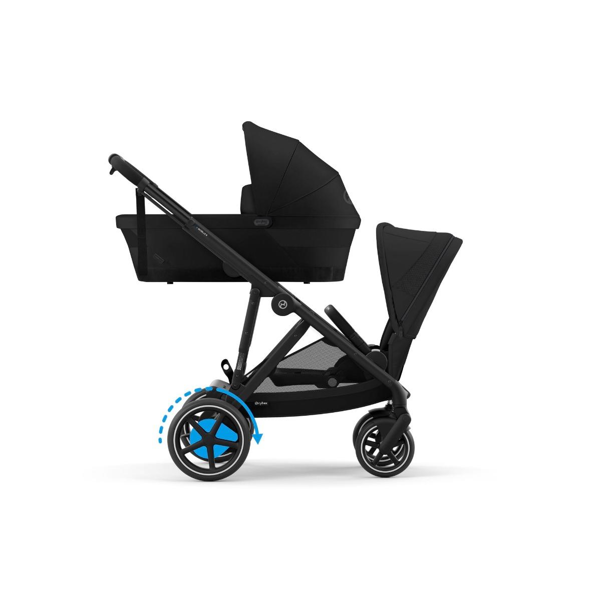 Cybex E-Gazelle S Duo Moon Black Compleet