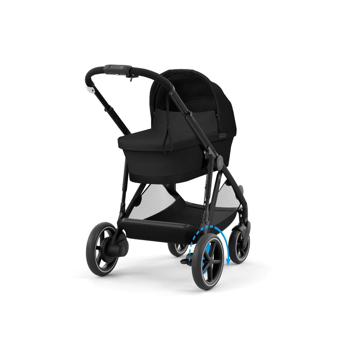 Cybex E-Gazelle S Mono Moon Black Compleet