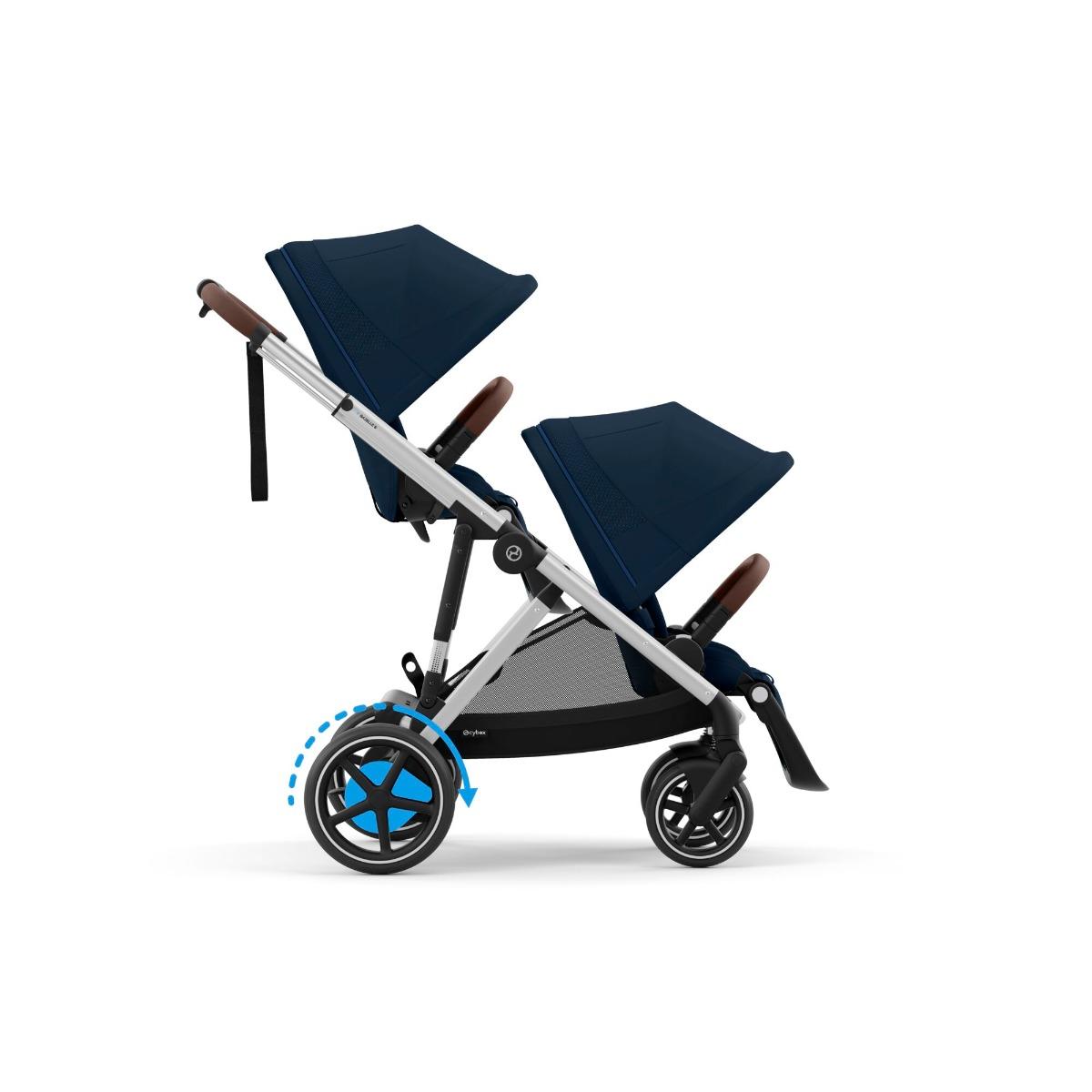 Cybex E-Gazelle S Duo met 2 Zittingen Ocean Blue