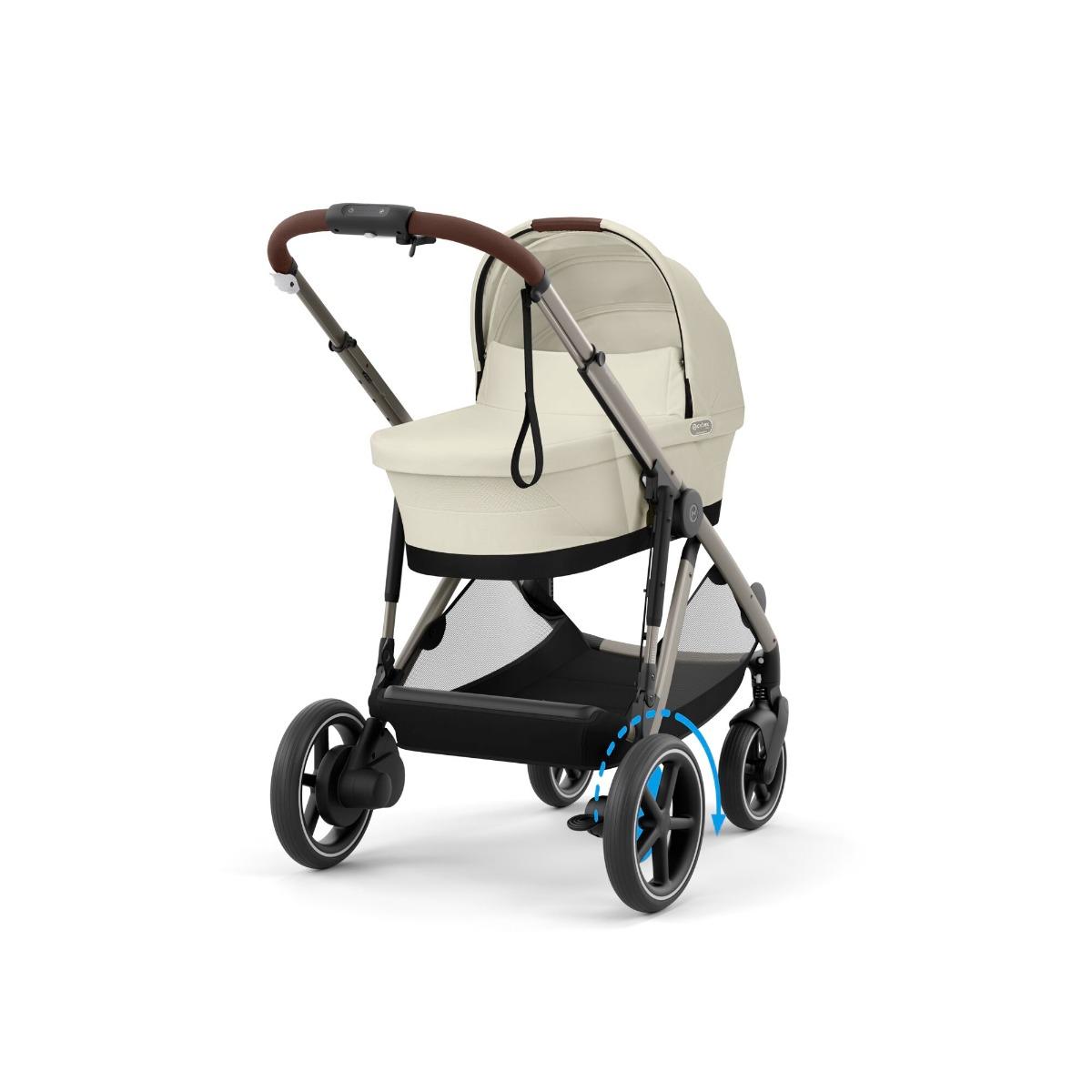 Cybex E-Gazelle S Mono Seashell Beige Compleet