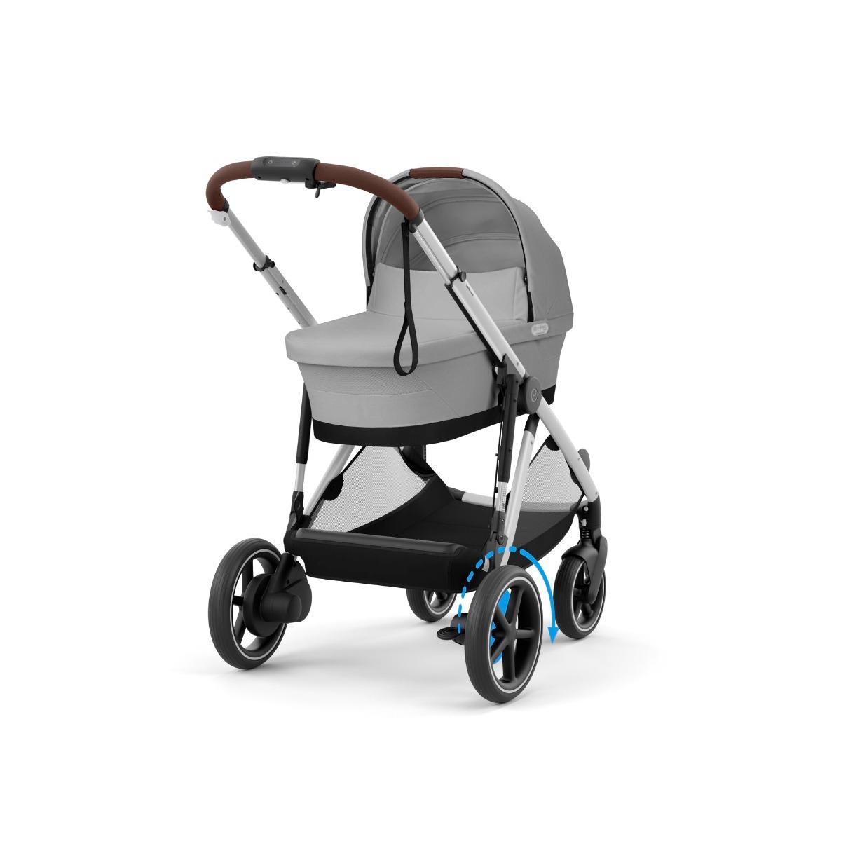 Cybex E-Gazelle S Mono Stone Grey Compleet