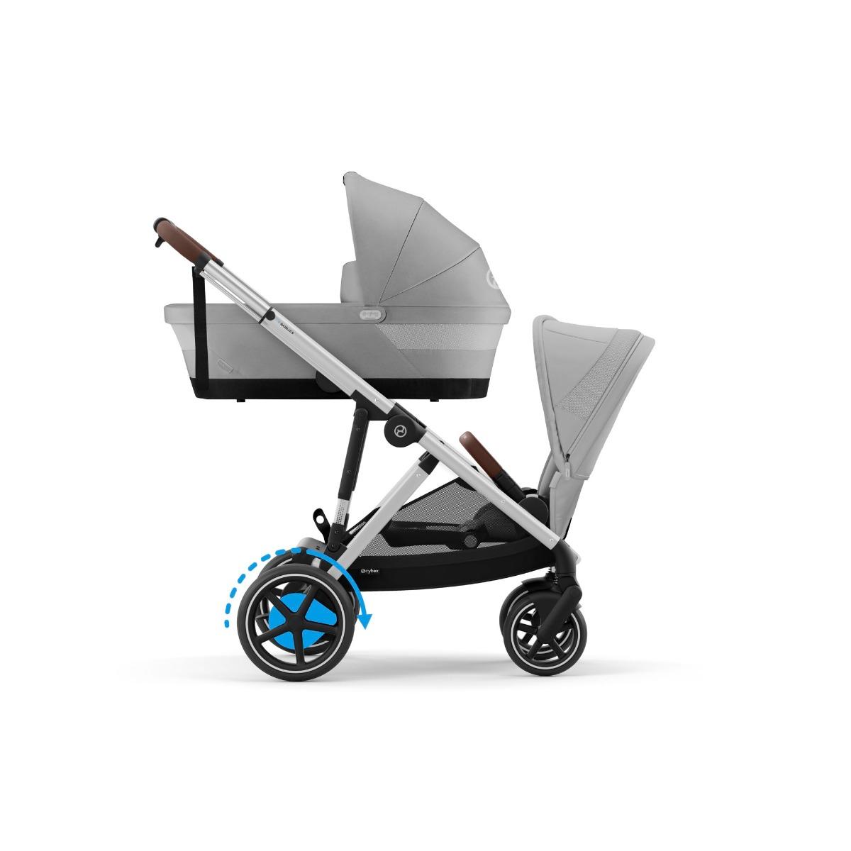 Cybex E-Gazelle S Duo Stone Grey Compleet