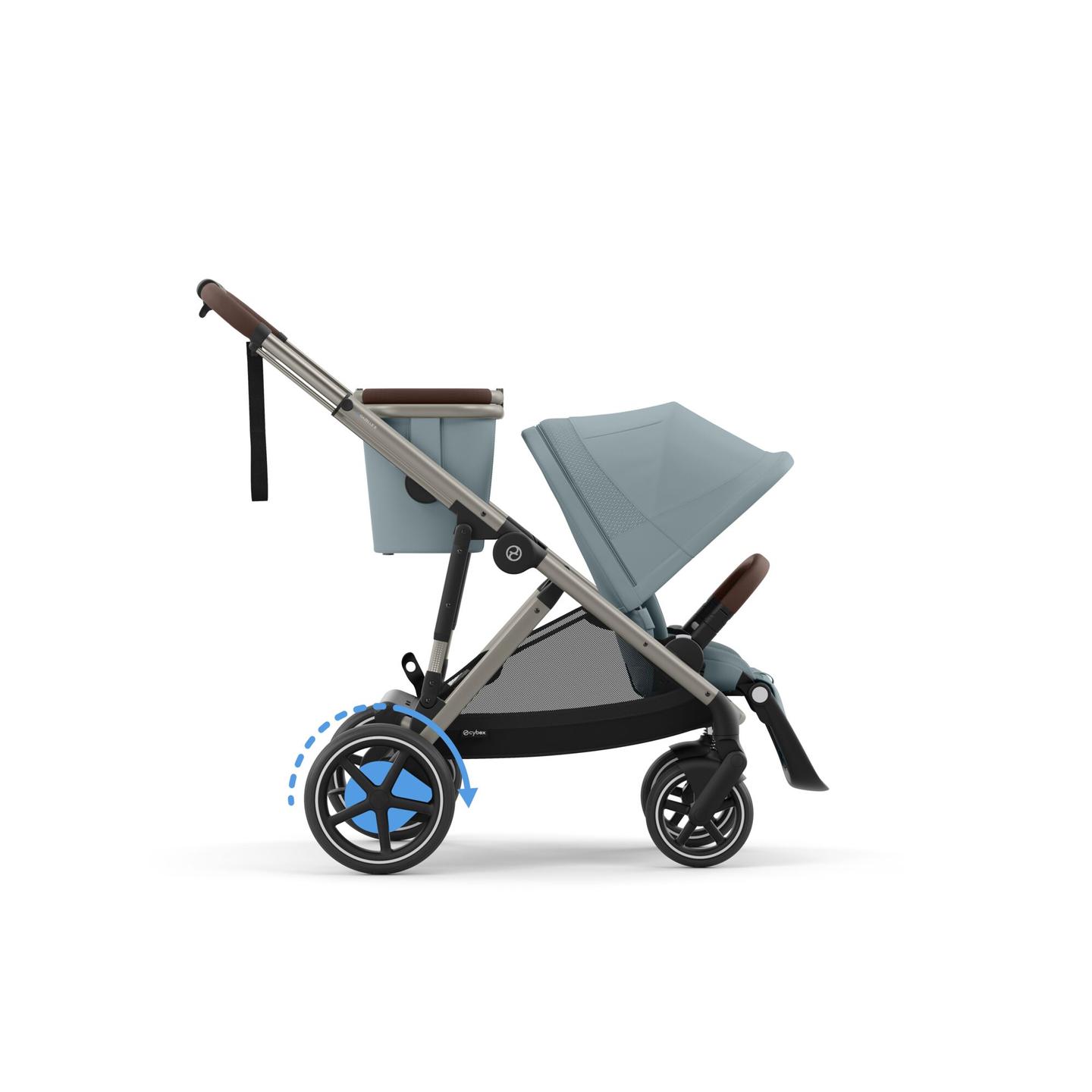 Cybex E-Gazelle Stormy Blue - Taupe Chassis