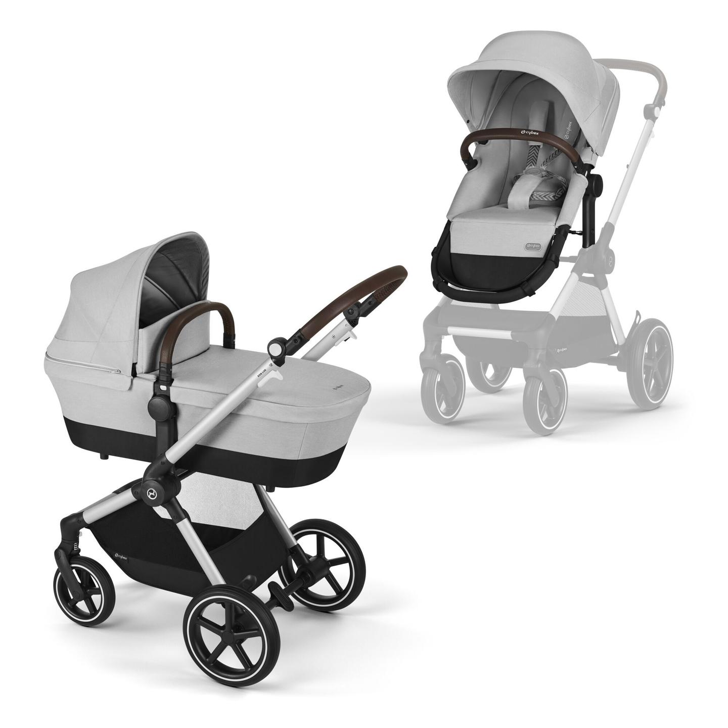 Cybex Eos Lux Lava Grey Silver Frame