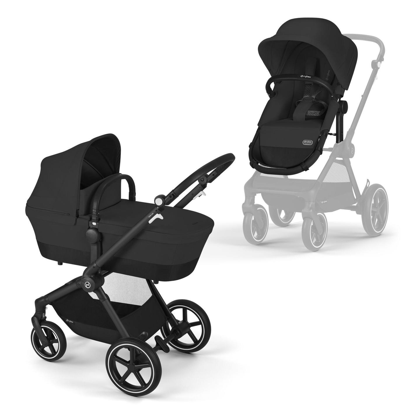 Cybex Eos Lux Moon Black - Black Frame