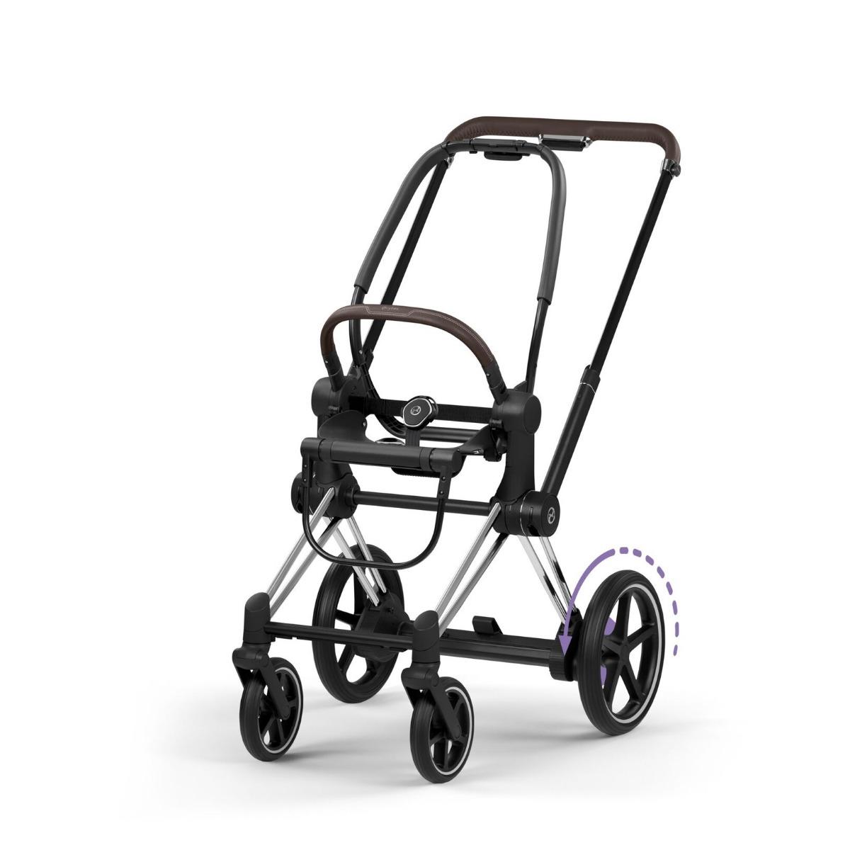 Cybex ePriam 5 Chassis Chrome Brown