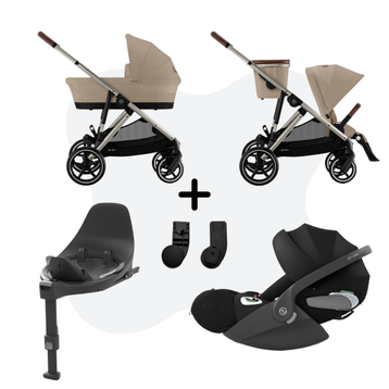Cybex Gazelle S Mono 4in1 Travelsystem Almond Beige Cloud T