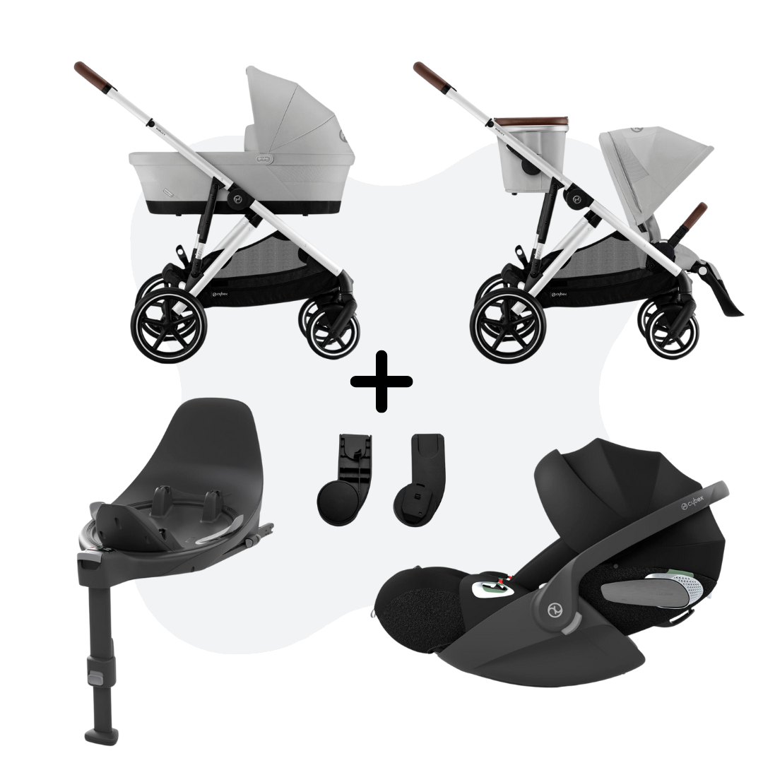 Cybex Gazelle S Mono 4in1 Travelsystem Stone Grey Cloud T