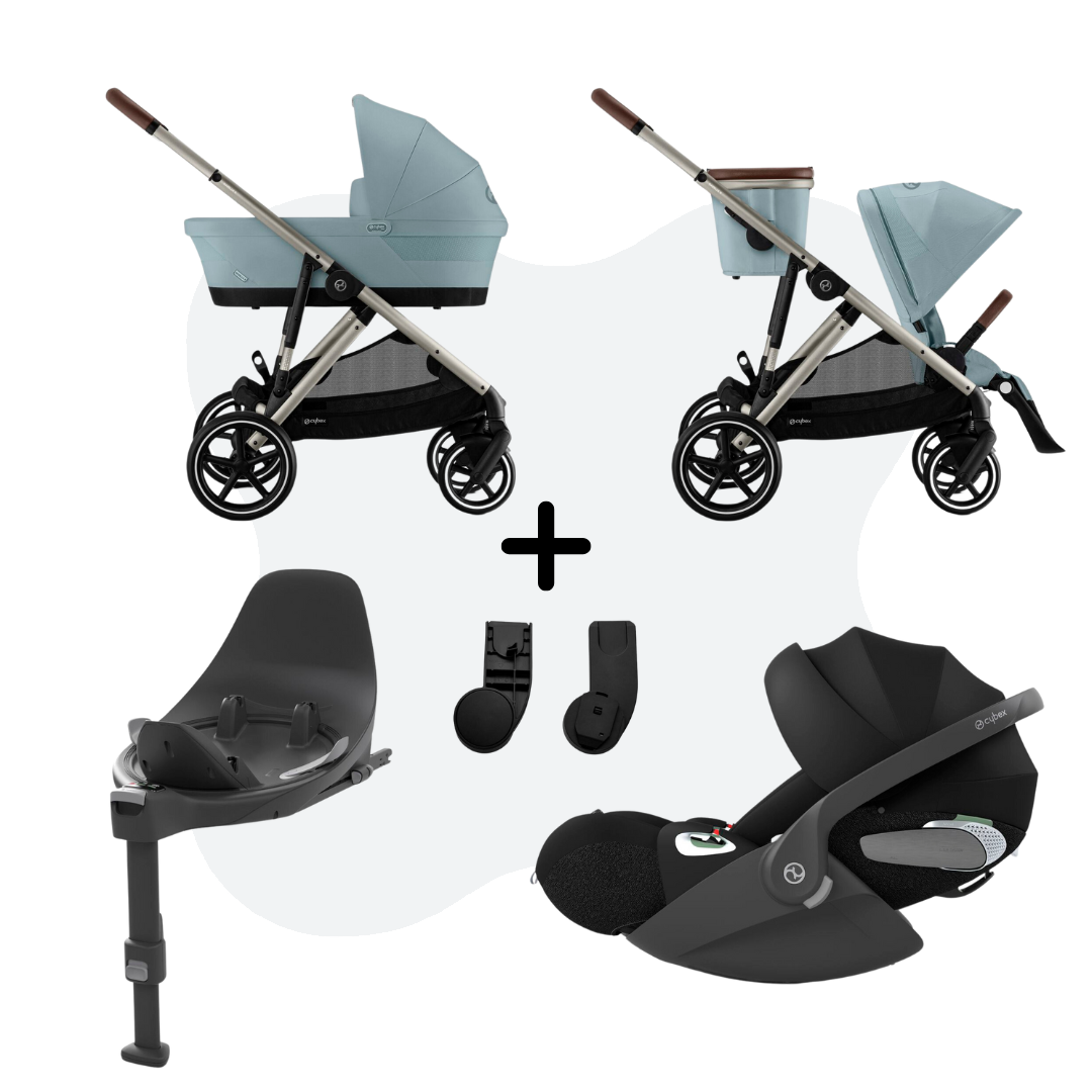 Cybex Gazelle S Mono 4in1 Travelsystem Stormy Blue Cloud T