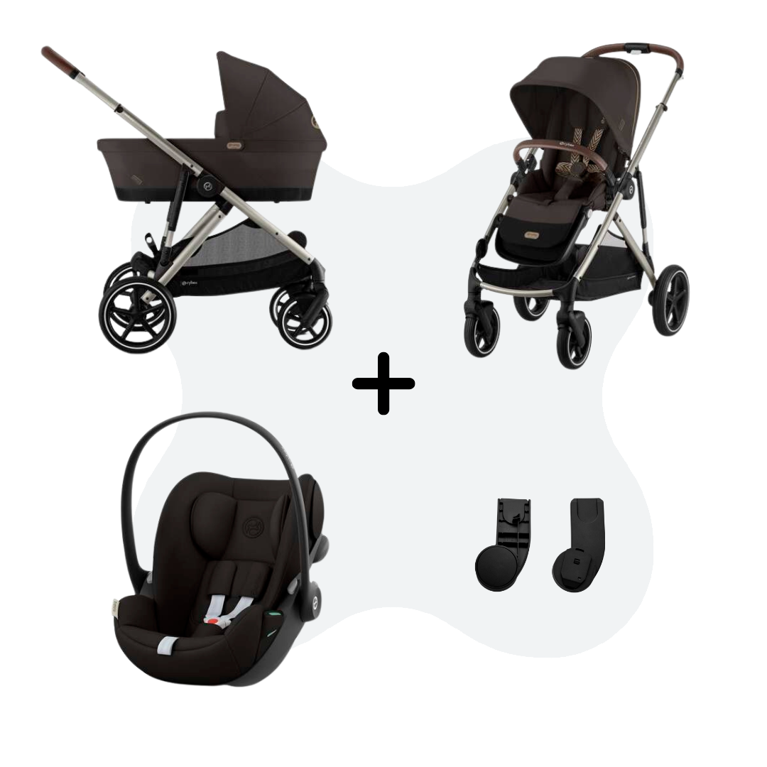Cybex Gazelle S Mono 3in1 Travelsystem Chocolate Brown - Cloud G