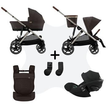 Cybex Gazelle S Mono 3in1 Travelsystem incl. Amya – Chocolate Brown Cloud G