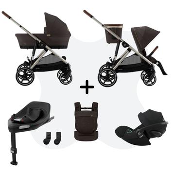 Cybex Gazelle S Mono 4in1 Travelsystem incl. Amya – Chocolate Brown Cloud G