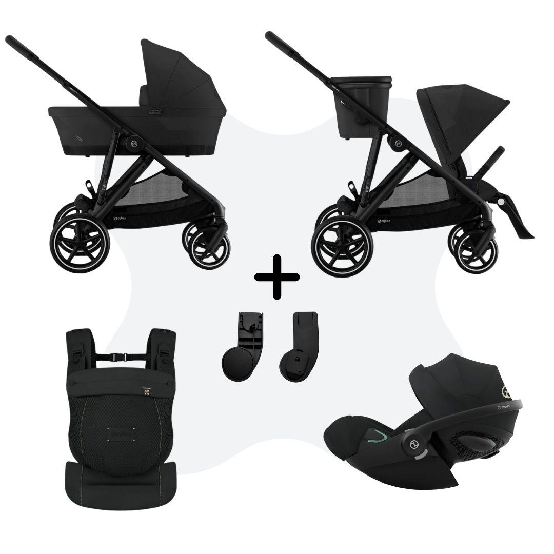 Cybex Gazelle S Mono 3in1 Travelsystem incl. Amya – Moon Black Cloud G
