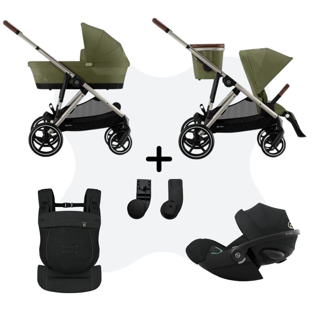 Cybex Gazelle S Mono 3in1 Travelsystem incl. Amya – Moss Green Cloud G