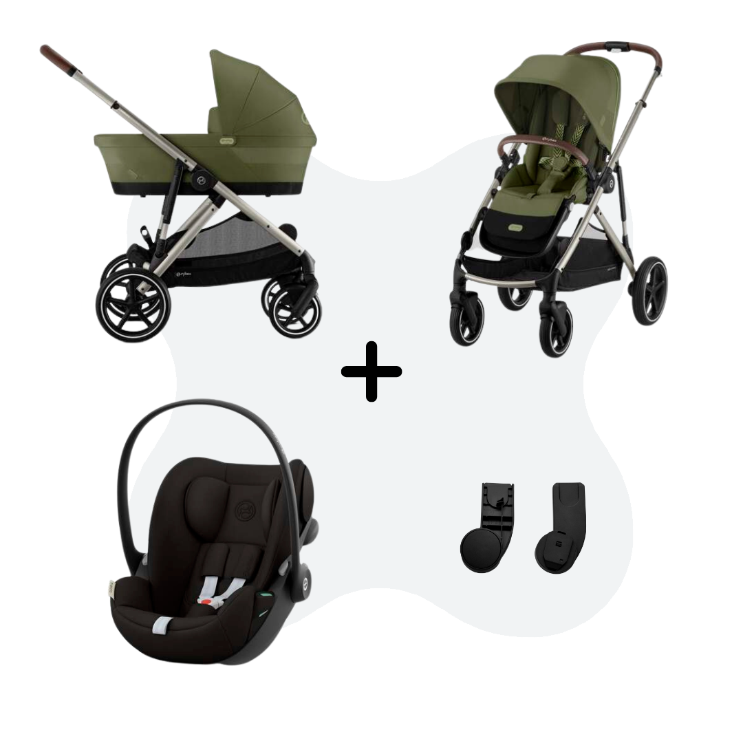 Cybex Gazelle S Mono 3in1 Travelsystem Moss Green - Cloud G
