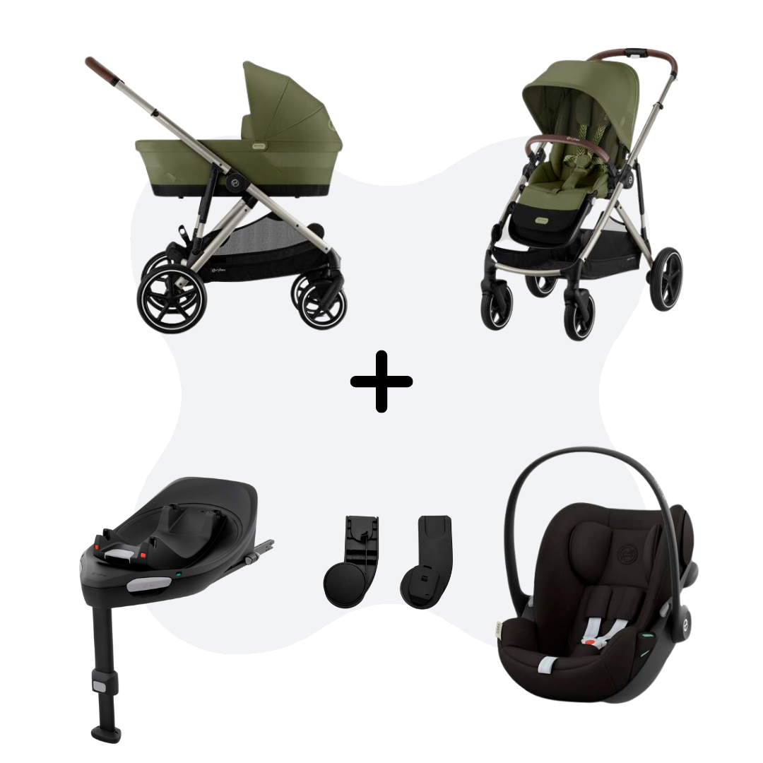 Cybex Gazelle S Mono 4in1 Travelsystem Moss Green - Cloud G