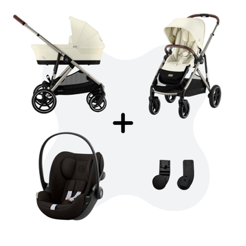 Cybex Gazelle S Mono 3in1 Travelsystem Seashell Beige - Cloud G