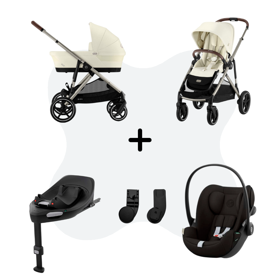 Cybex Gazelle S Mono 4in1 Travelsystem Seashell Beige - Cloud G