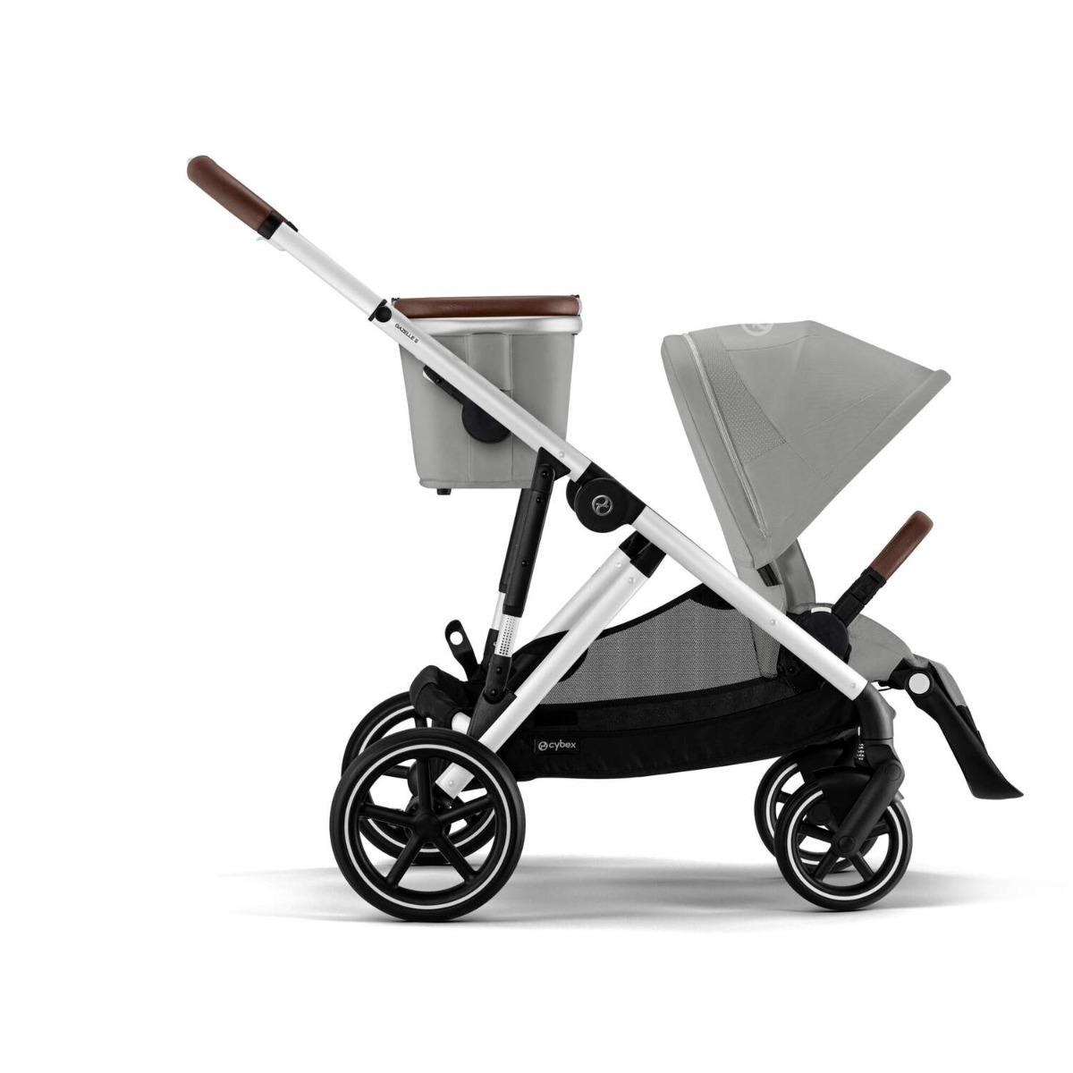  Cybex Gazelle S Silver - Stone Grey
