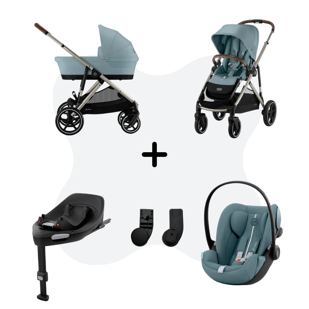 Cybex Gazelle S Mono 4in1 Travelsystem Stormy Blue - Cloud G