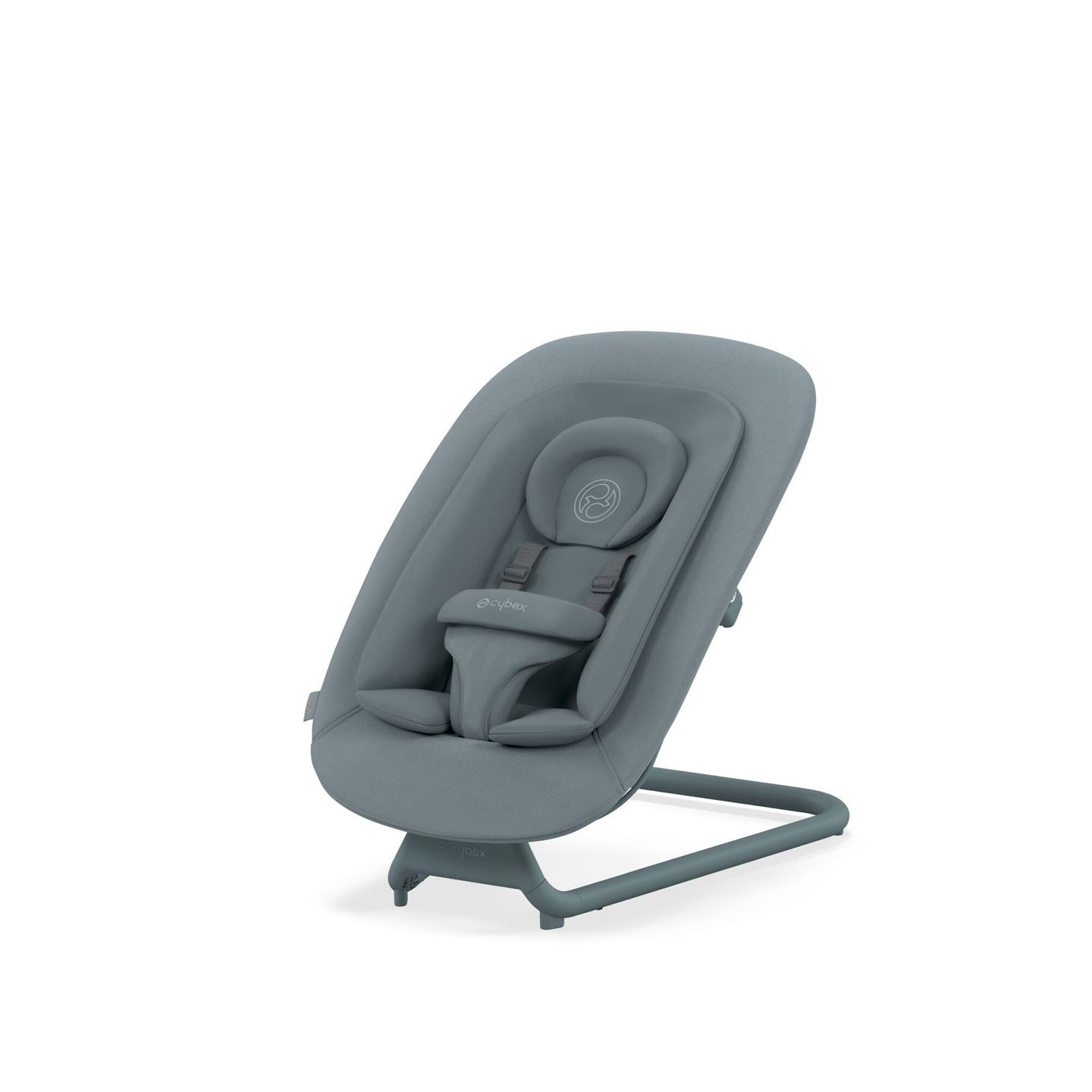 Cybex-Lemo-Bouncer-Stone-Blue-vooraanzicht