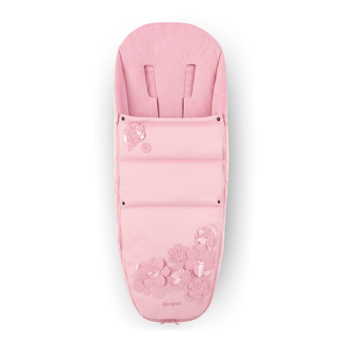 Cybex Platinum Voetenzak Simply Flowers Light Pink