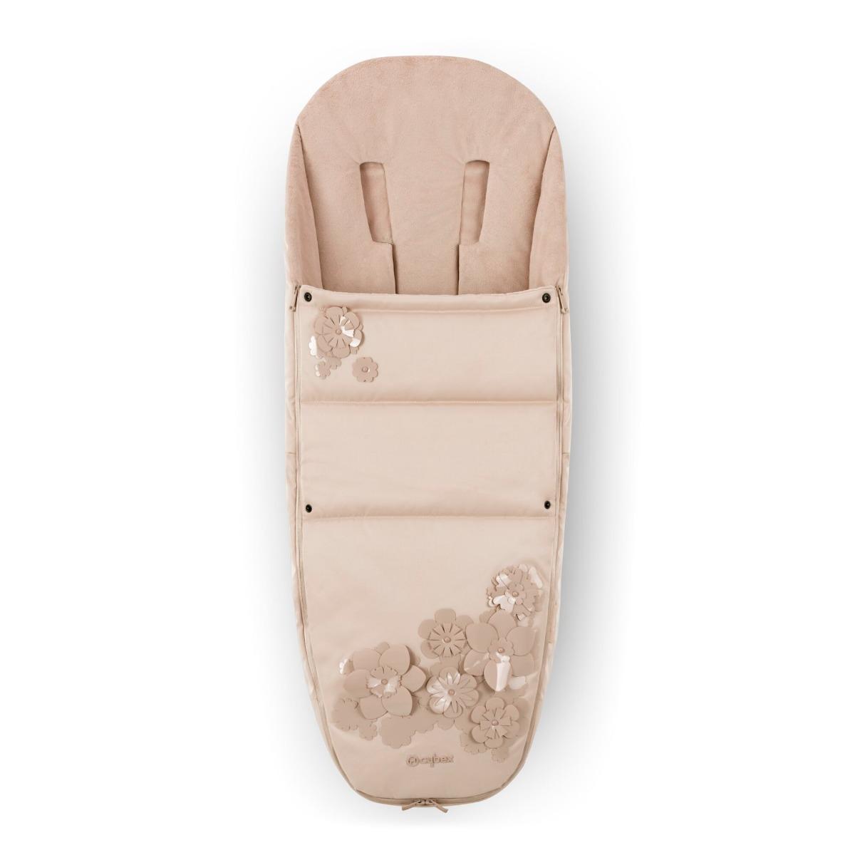 Cybex Platinum Voetenzak Simply Flowers Mid Beige