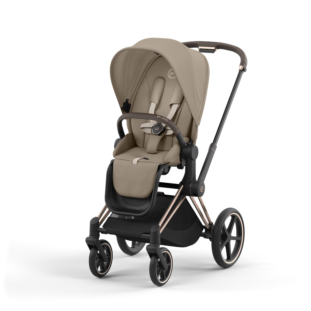 Cybex Priam 4 Cozy Beige - Rose Gold