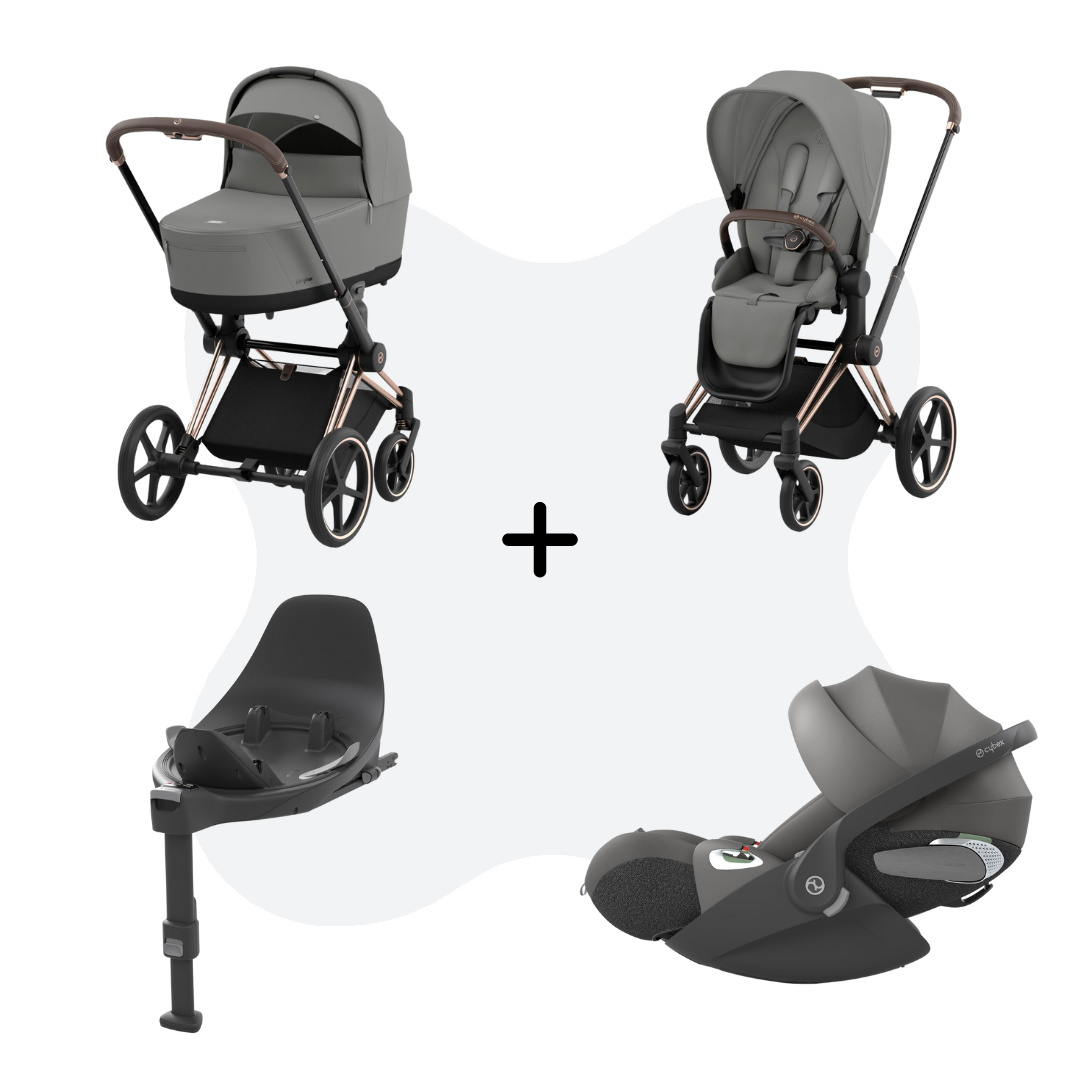 Cybex Priam 4 Travelsystem 4-in-1 Mirage Grey
