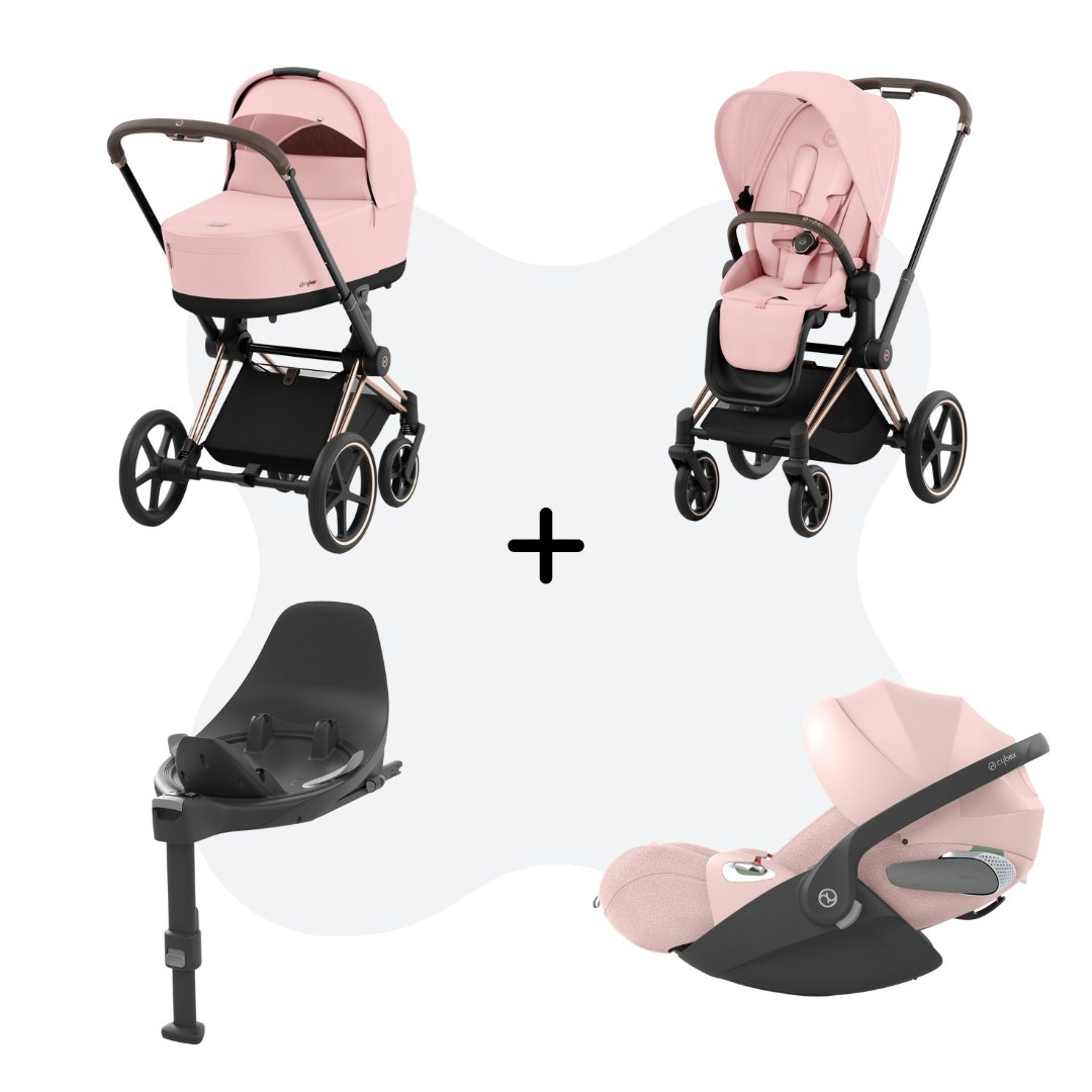 Cybex Priam 4 Travelsystem 4-in-1 Peach Pink