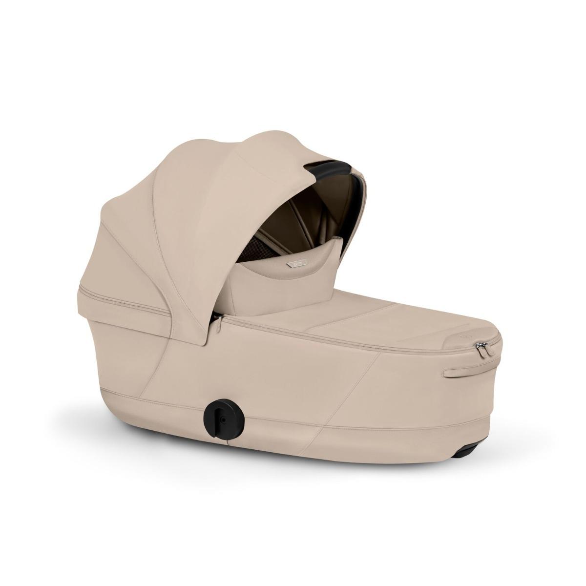 Cybex Priam 5 Fold Lux Carrycot Cozy Beige