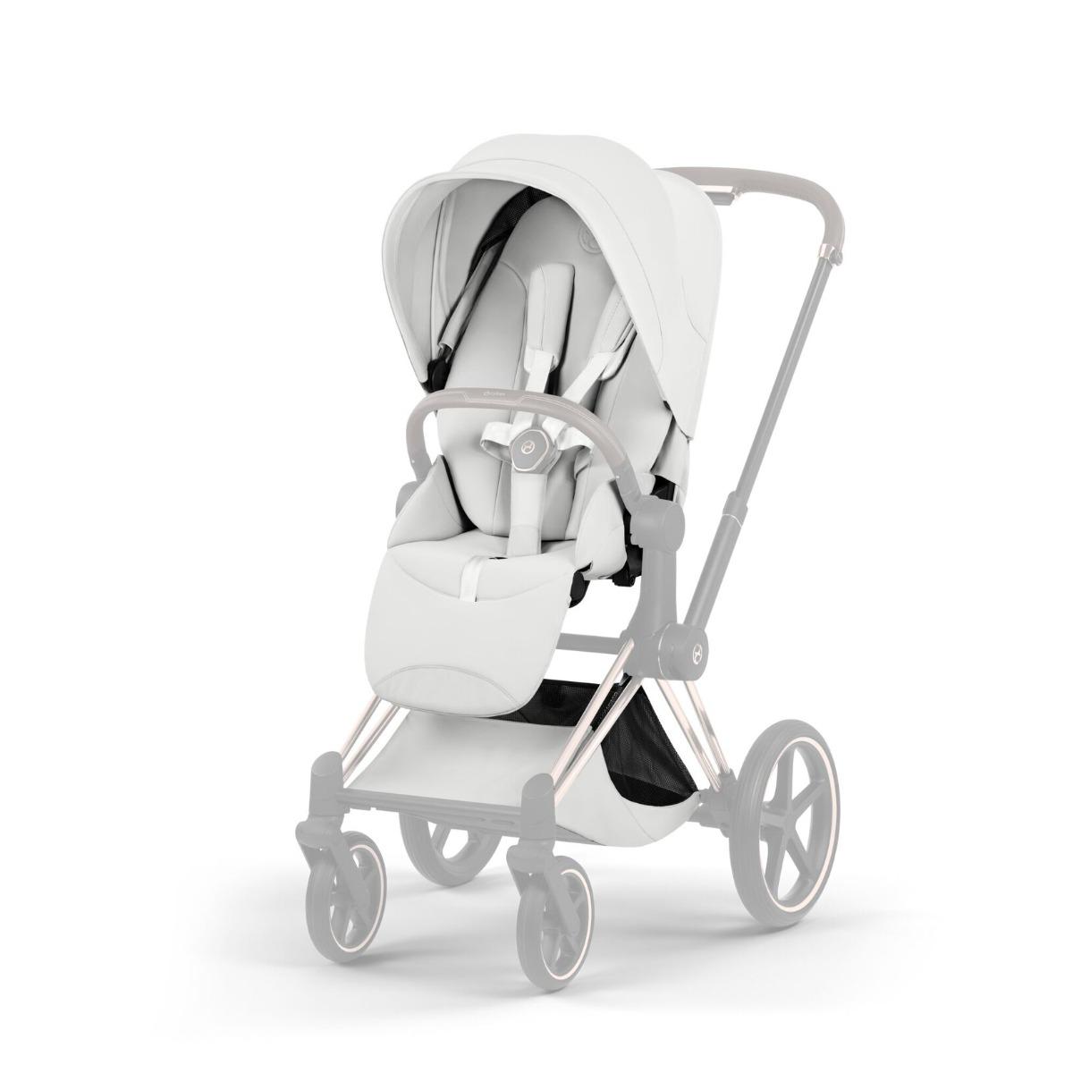 Cybex Priam 5 Style Seat Pack Off White
