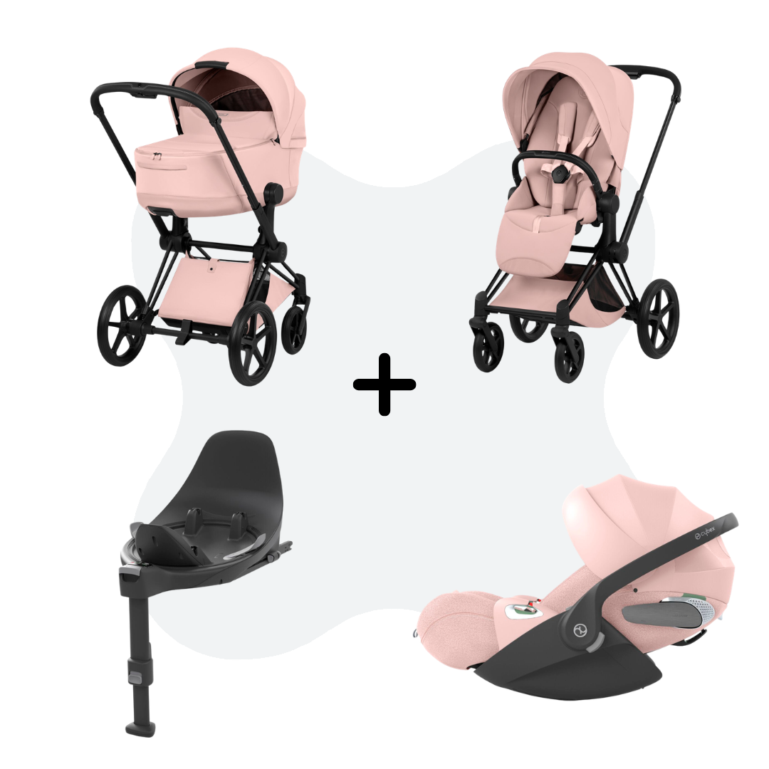 Cybex Priam 5 Style Travelsystem 4-in-1 Peach Pink