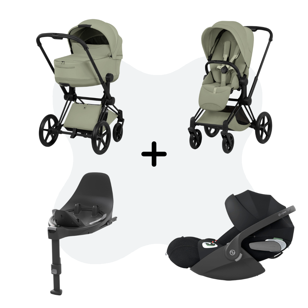 Cybex Priam 5 Style Travelsystem 4-in-1 Sage Green