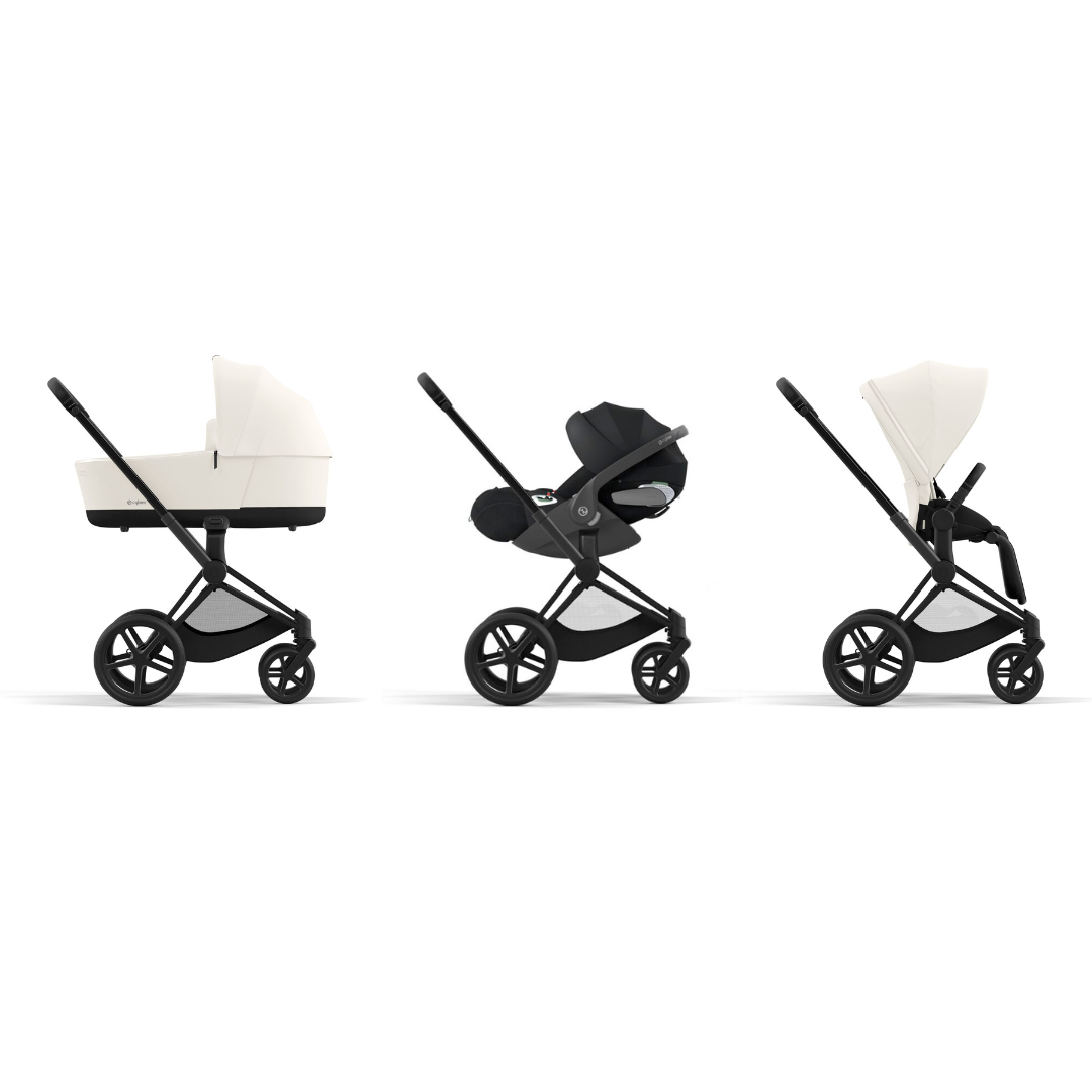 Cybex Priam 4 Travelsystem Off White